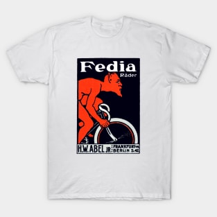 1920 Devil riding his Bicycle T-Shirt